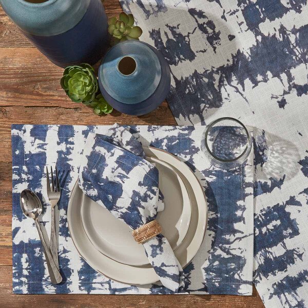 Indigo Printed Placemat SplitP